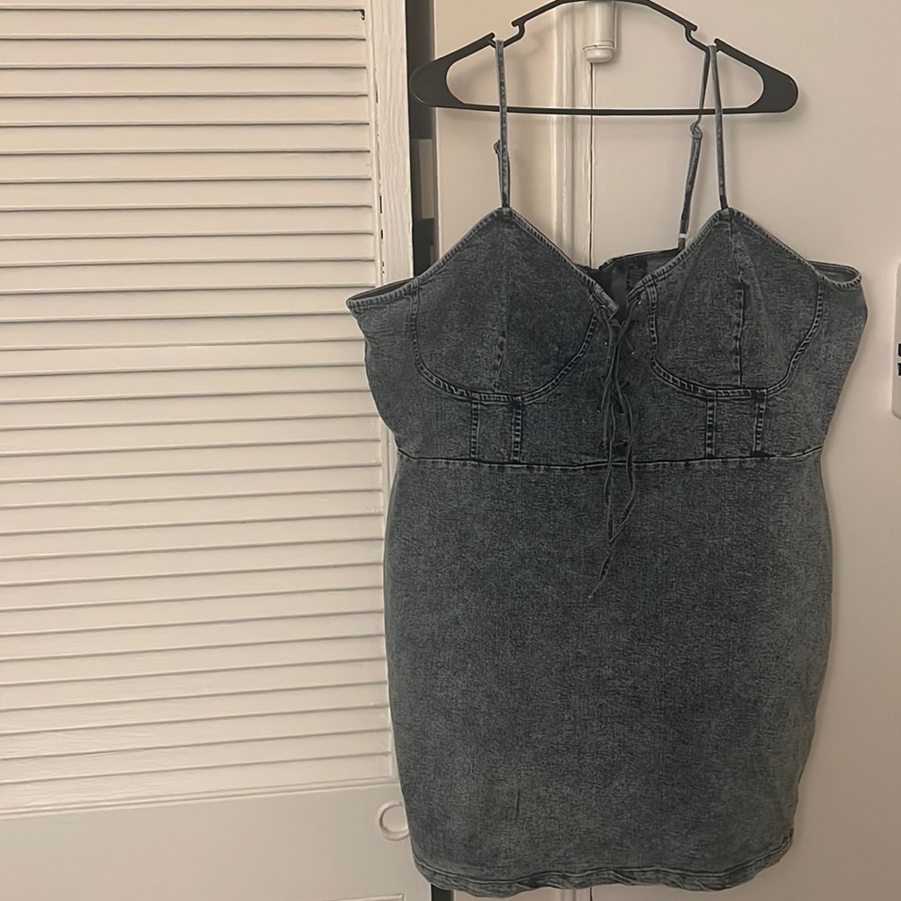Denim dress